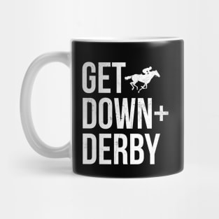 Vintage Derby Time Horse Racing Men Women, Perfect Get Down & Derby Mug